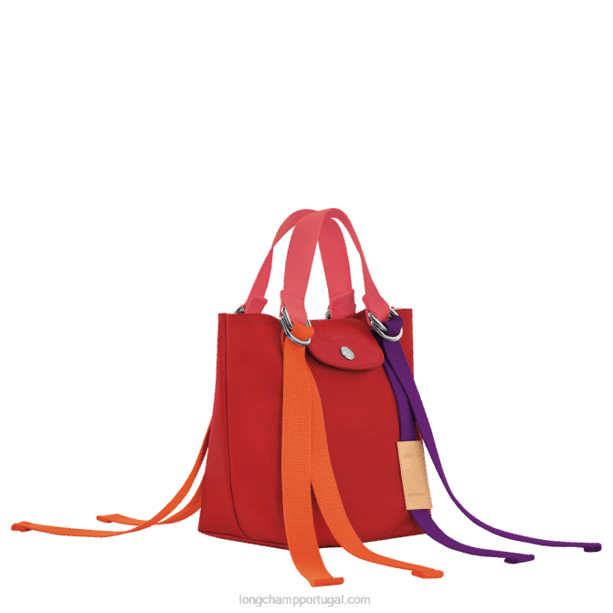 Longchamp 6DPZ47 vermelho mulheres bolsa le pliage re play xs