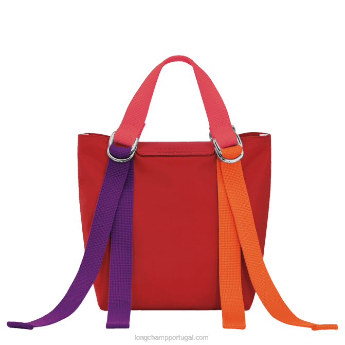 Longchamp 6DPZ47 vermelho mulheres bolsa le pliage re play xs