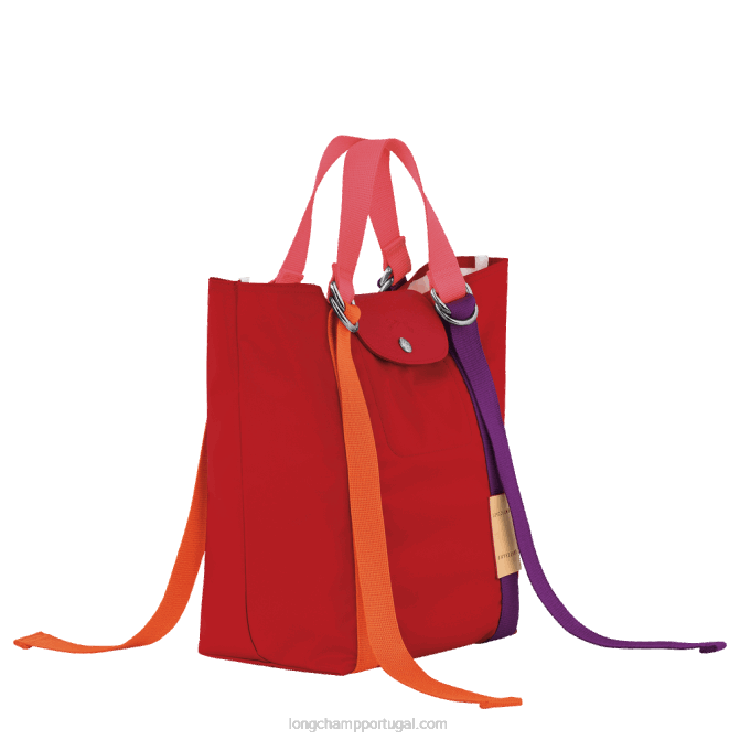 Longchamp 6DPZ52 vermelho mulheres bolsa tote le pliage re play s