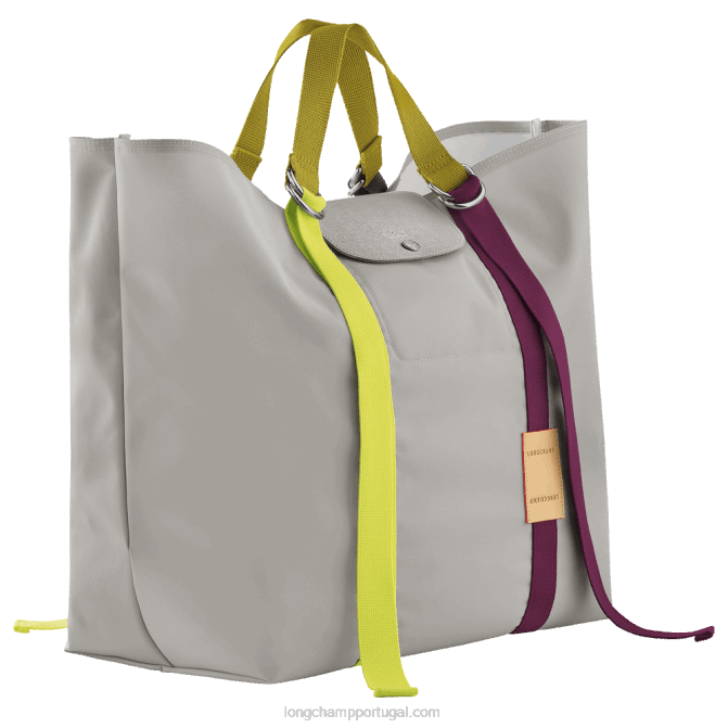 Longchamp 6DPZ54 cinza mulheres bolsa le pliage re play xl