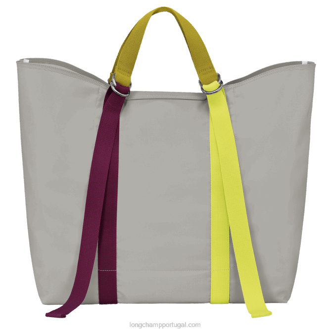 Longchamp 6DPZ54 cinza mulheres bolsa le pliage re play xl
