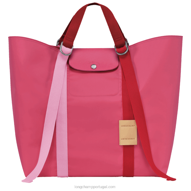 Longchamp 6DPZ56 fúcsia mulheres bolsa le pliage re play xl