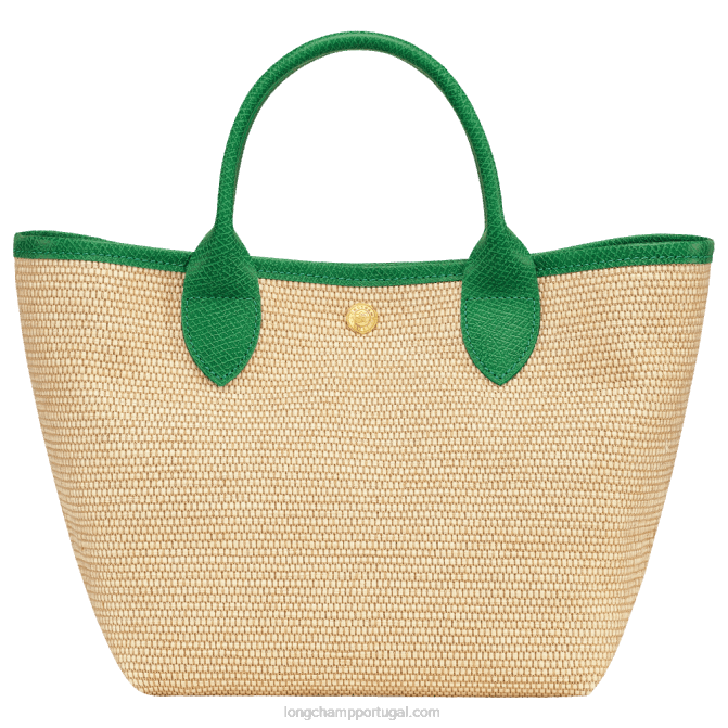 Longchamp 6DPZ61 verde mulheres bolsa cesto le panier pliage s