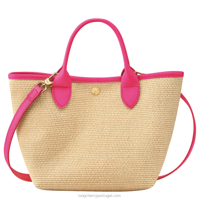 Longchamp 6DPZ62 fúcsia mulheres bolsa cesto le panier pliage s