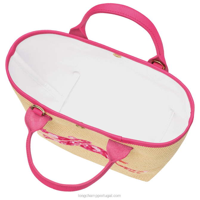 Longchamp 6DPZ62 fúcsia mulheres bolsa cesto le panier pliage s