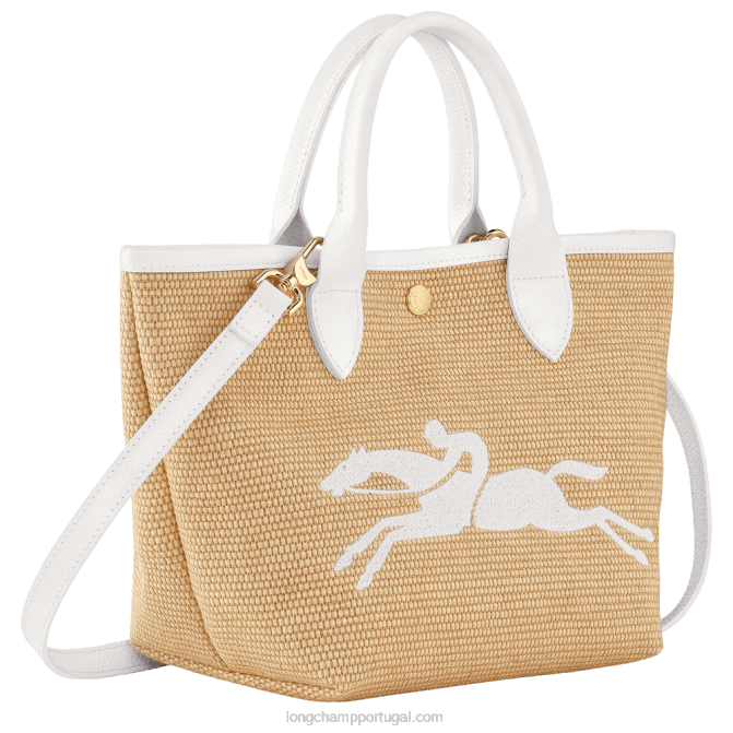 Longchamp 6DPZ63 branco mulheres bolsa cesto le panier pliage s