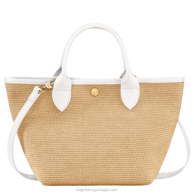Longchamp 6DPZ63 branco mulheres bolsa cesto le panier pliage s
