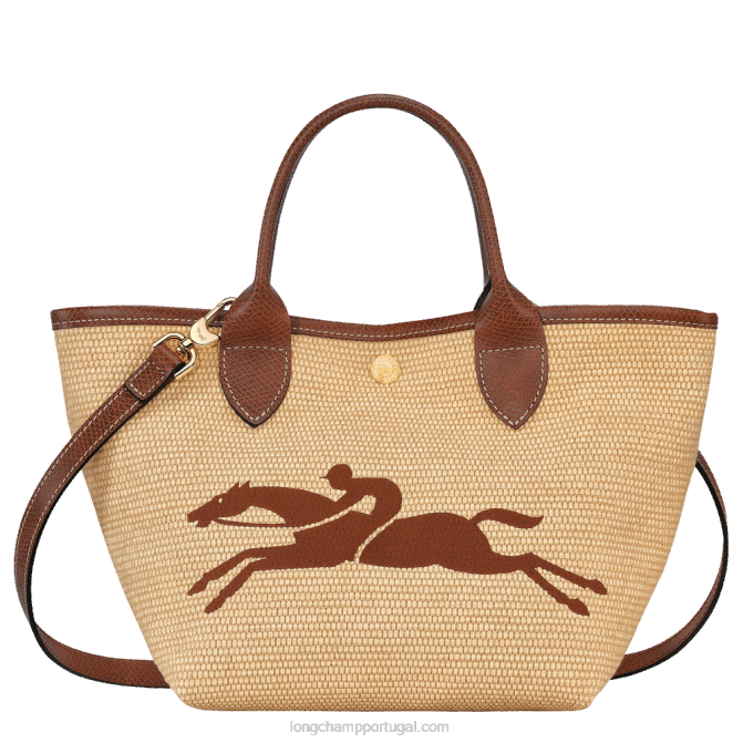 Longchamp 6DPZ64 marrom mulheres bolsa cesto le panier pliage s