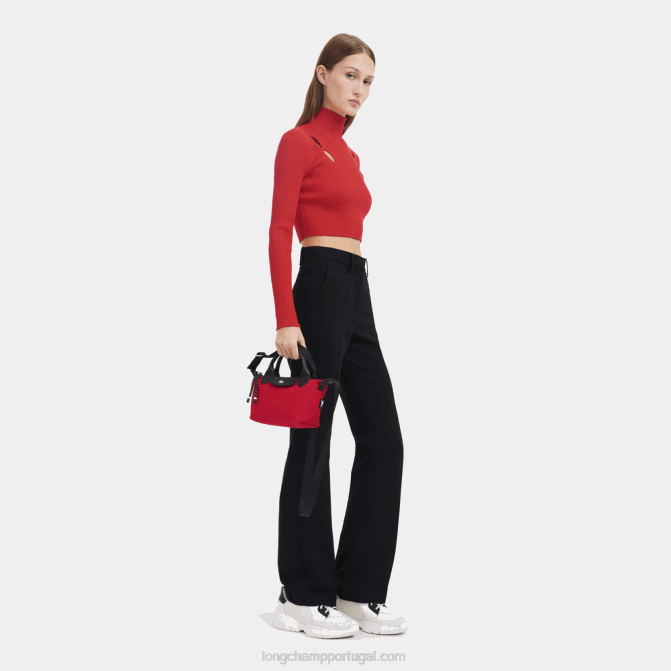 Longchamp 6DPZ71 papoula mulheres bolsa le pliage energy xs