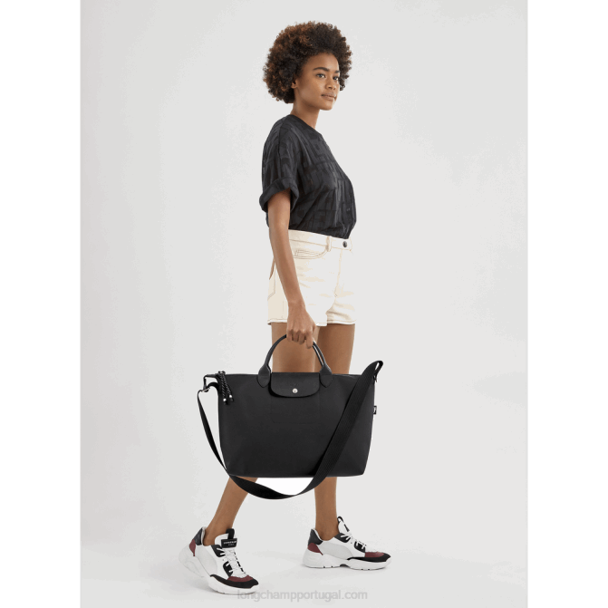 Longchamp 6DPZ79 preto mulheres bolsa le pliage energy xl
