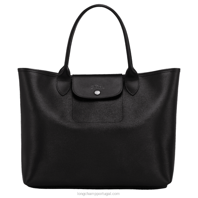Longchamp 6DPZ83 preto mulheres bolsa tote city le pliage l