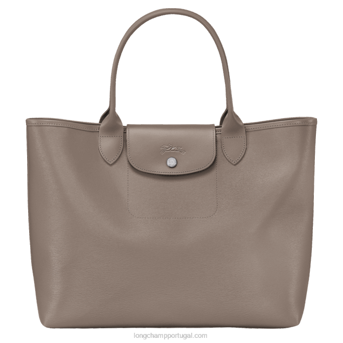 Longchamp 6DPZ84 taupe mulheres bolsa tote city le pliage l
