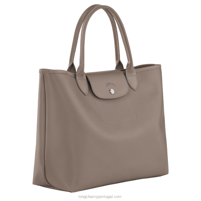 Longchamp 6DPZ84 taupe mulheres bolsa tote city le pliage l