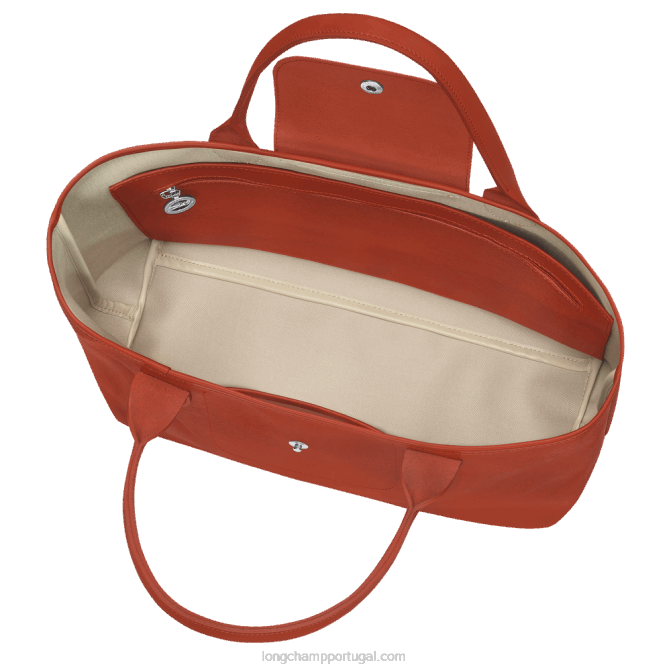 Longchamp 6DPZ85 terracota mulheres bolsa tote city le pliage l