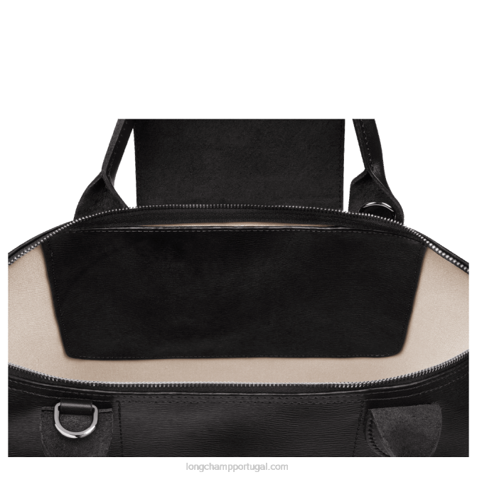 Longchamp 6DPZ87 preto mulheres bolsa alça superior le pliage city s