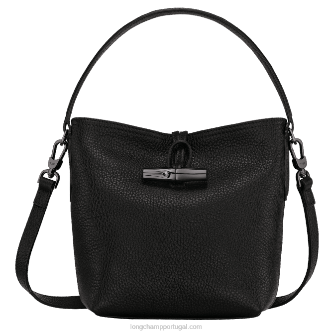 Longchamp 6DPZ92 preto mulheres saco de balde essencial roseau xs