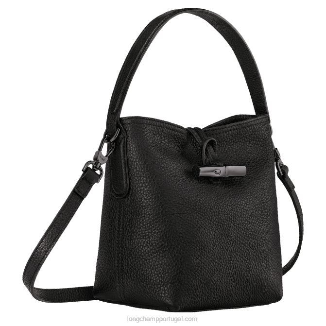Longchamp 6DPZ92 preto mulheres saco de balde essencial roseau xs