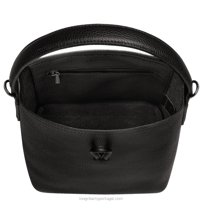Longchamp 6DPZ92 preto mulheres saco de balde essencial roseau xs