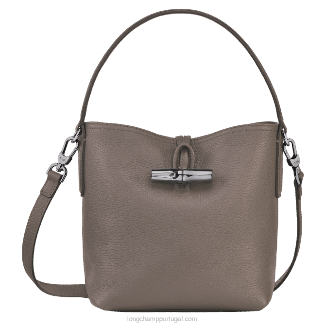 Longchamp 6DPZ94 cinza mulheres saco de balde essencial roseau xs