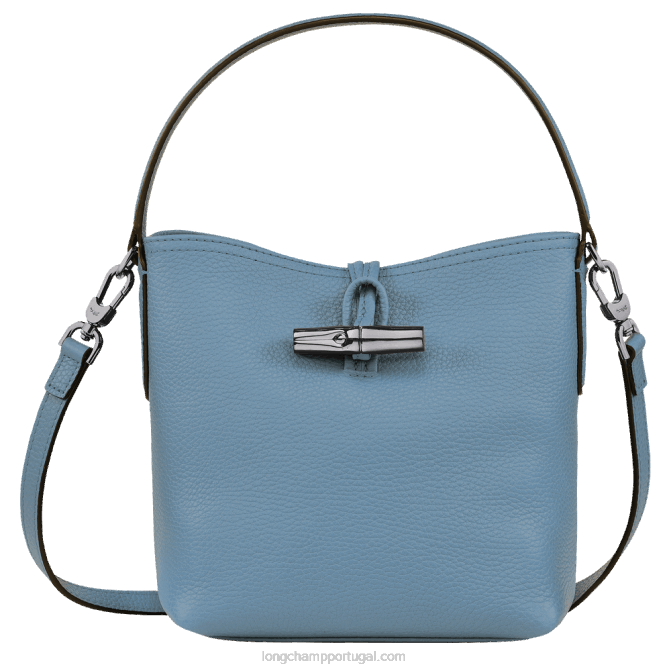 Longchamp 6DPZ95 ardósia mulheres saco de balde essencial roseau xs