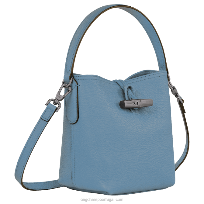 Longchamp 6DPZ95 ardósia mulheres saco de balde essencial roseau xs