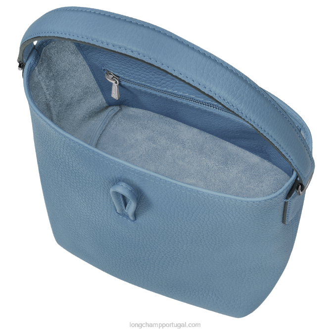 Longchamp 6DPZ95 ardósia mulheres saco de balde essencial roseau xs
