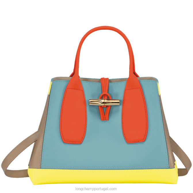 Longchamp 6DPZ96 multicolorido mulheres bolsa roseau m