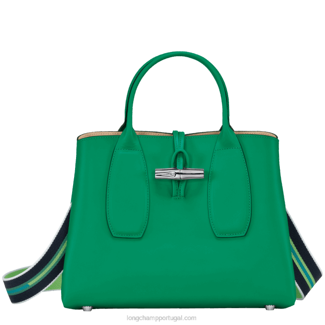 Longchamp 6DPZ98 grama/luz verde mulheres bolsa roseau m