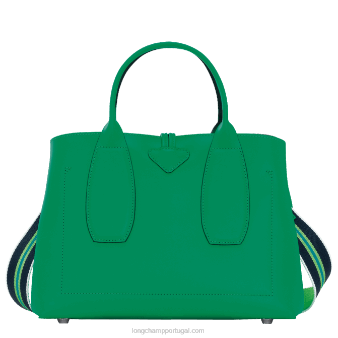 Longchamp 6DPZ98 grama/luz verde mulheres bolsa roseau m