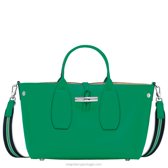 Longchamp 6DPZ98 grama/luz verde mulheres bolsa roseau m