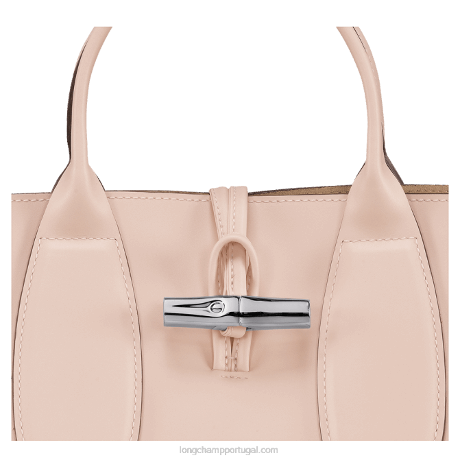 Longchamp 6DPZ99 Rosa pálido mulheres bolsa roseau m