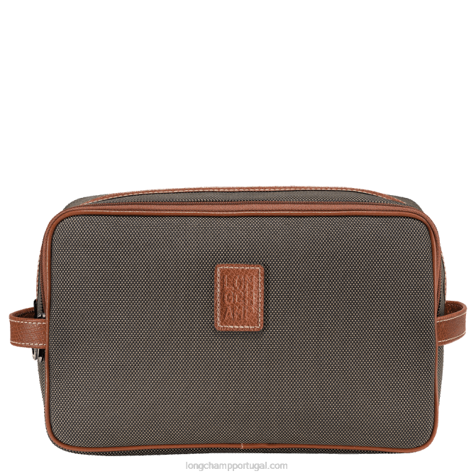 Longchamp 6DPZ863 marrom mulheres caixa de higiene boxford