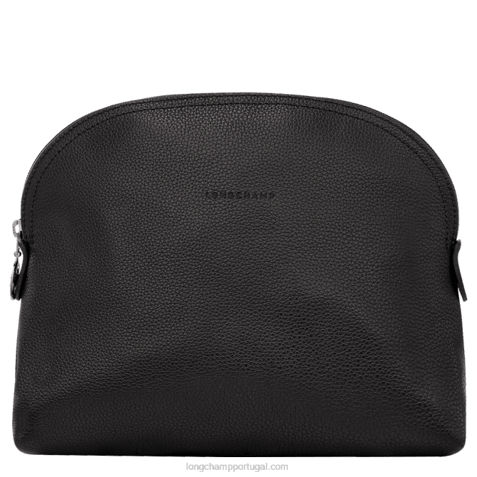 Longchamp 6DPZ875 preto mulheres estojo de toalete Le Foulonne