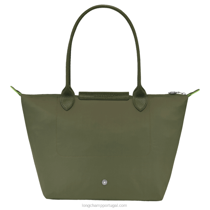 Longchamp 6DPZ29 floresta mulheres bolsa verde le pliage m