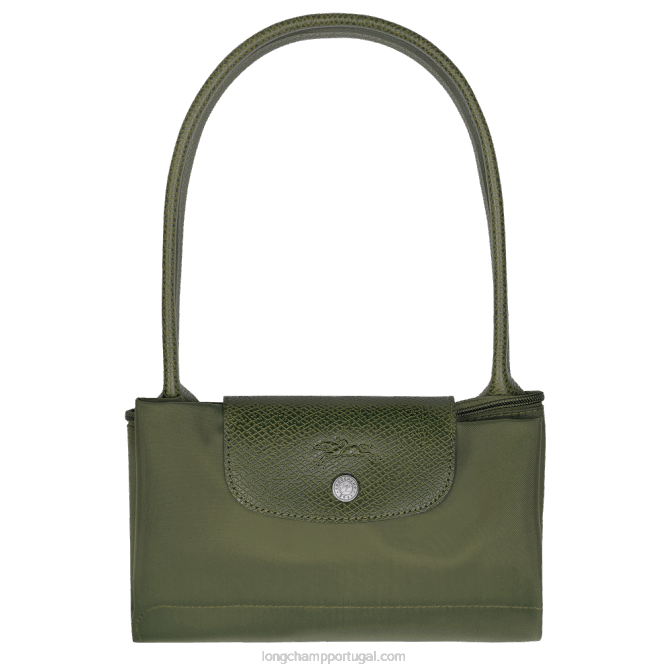 Longchamp 6DPZ29 floresta mulheres bolsa verde le pliage m