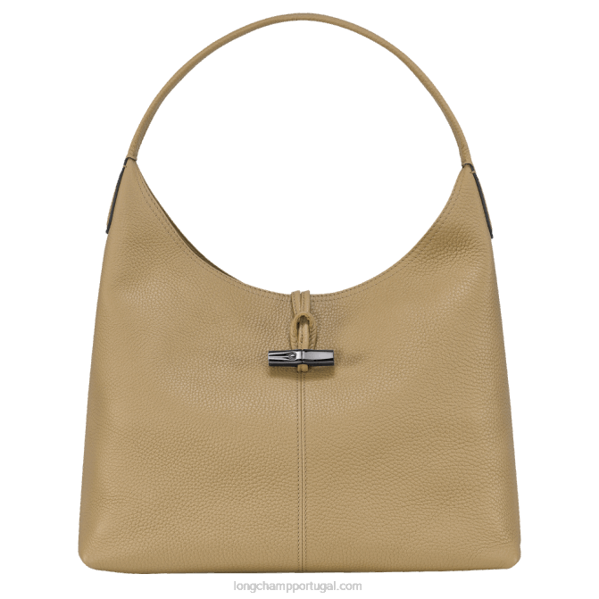 Longchamp 6DPZ32 bege mulheres bolsa hobo essencial roseau l