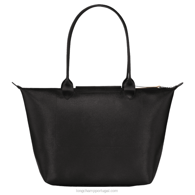 Longchamp 6DPZ348 preto mulheres bolsa tote city le pliage l