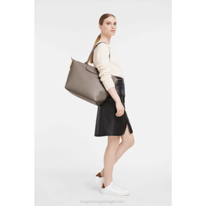 Longchamp 6DPZ349 taupe mulheres bolsa tote city le pliage l