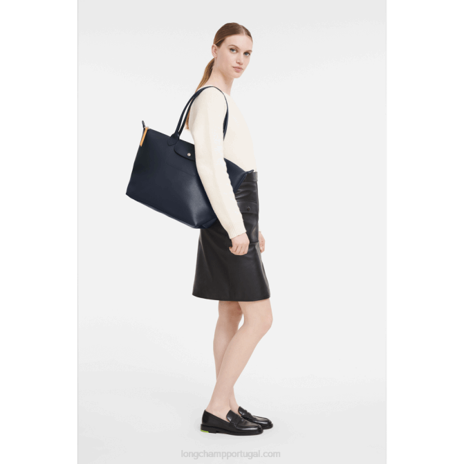 Longchamp 6DPZ351 marinha mulheres bolsa tote city le pliage l