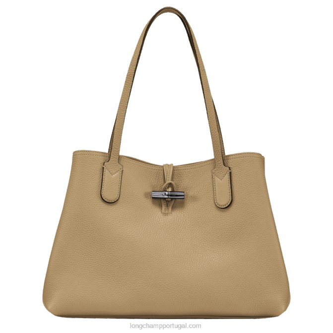Longchamp 6DPZ361 bege mulheres bolsa tote essencial roseau l