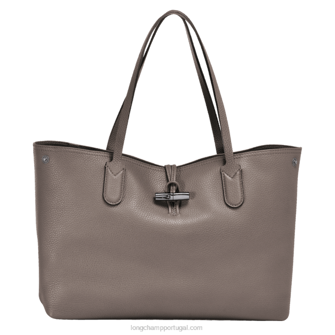 Longchamp 6DPZ362 cinza mulheres bolsa tote essencial roseau l