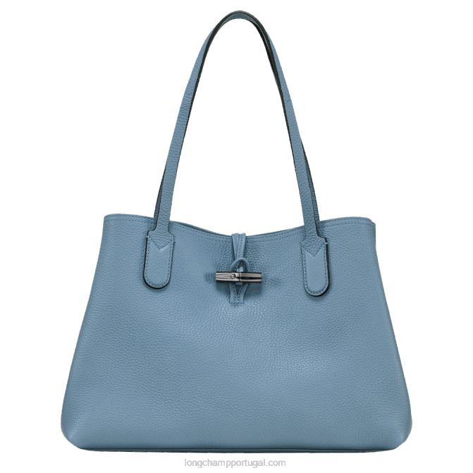 Longchamp 6DPZ363 ardósia mulheres bolsa tote essencial roseau l