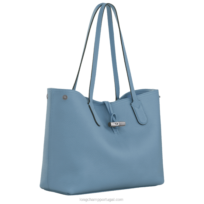 Longchamp 6DPZ363 ardósia mulheres bolsa tote essencial roseau l