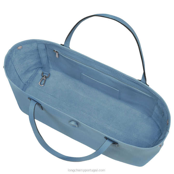Longchamp 6DPZ363 ardósia mulheres bolsa tote essencial roseau l