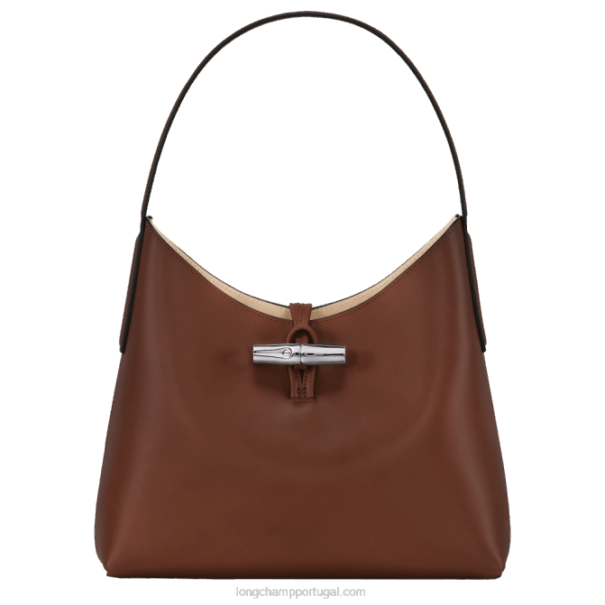 Longchamp 6DPZ365 ébano mulheres bolsa hobo roseau m