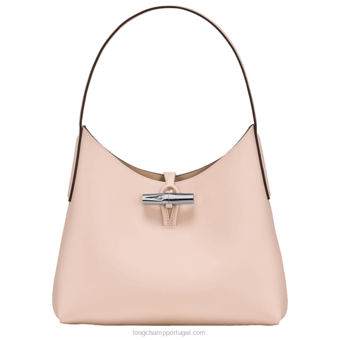 Longchamp 6DPZ367 Rosa pálido mulheres bolsa hobo roseau m