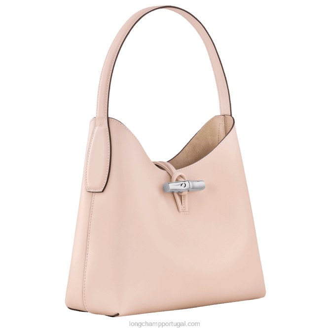 Longchamp 6DPZ367 Rosa pálido mulheres bolsa hobo roseau m