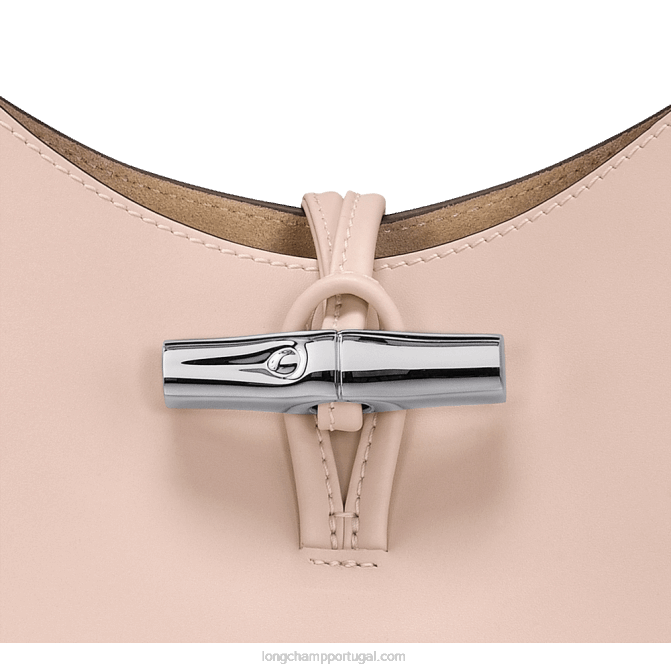 Longchamp 6DPZ367 Rosa pálido mulheres bolsa hobo roseau m