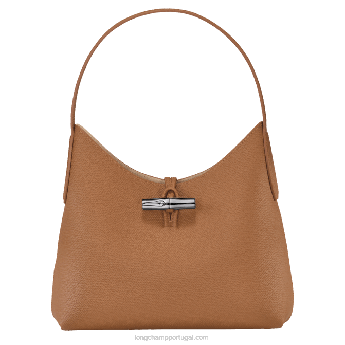 Longchamp 6DPZ376 natural mulheres bolsa hobo roseau m