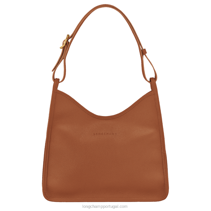 Longchamp 6DPZ389 caramelo mulheres Le Foulonne Hobo Bag M